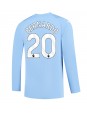 Billige Manchester City Bernardo Silva #20 Hjemmedrakt 2023-24 Langermet